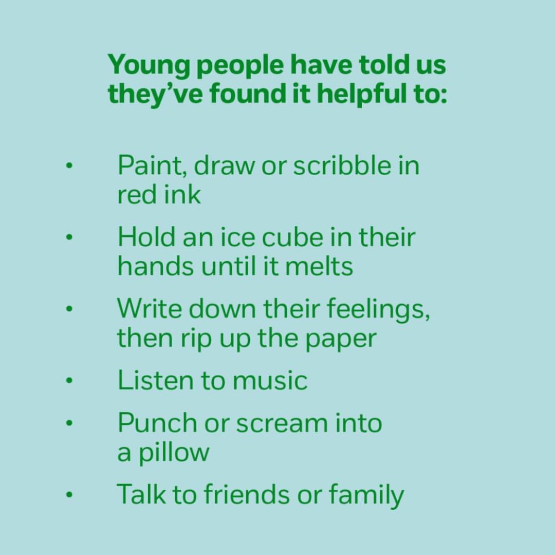 If your child or teen is struggling with self-harm, here are some coping techniques which may help -  reposted from ⁦<a href="/NSPCC/">NSPCC</a>⁩ 💚

#mentalhealth #parents #parenting #teens #support #selfharmsupport #mentalhealthsupport #family