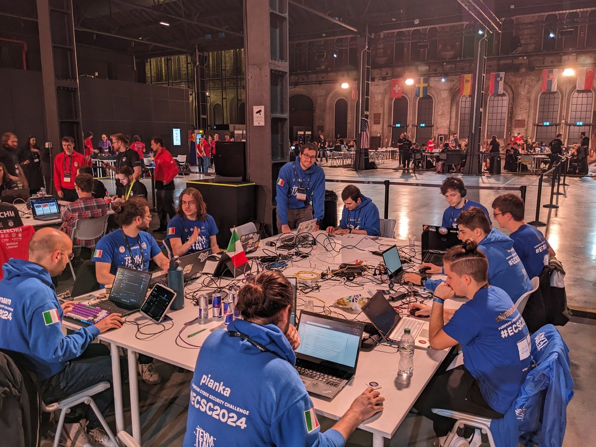 ECSC 2024 Just started. Go Team Italy!