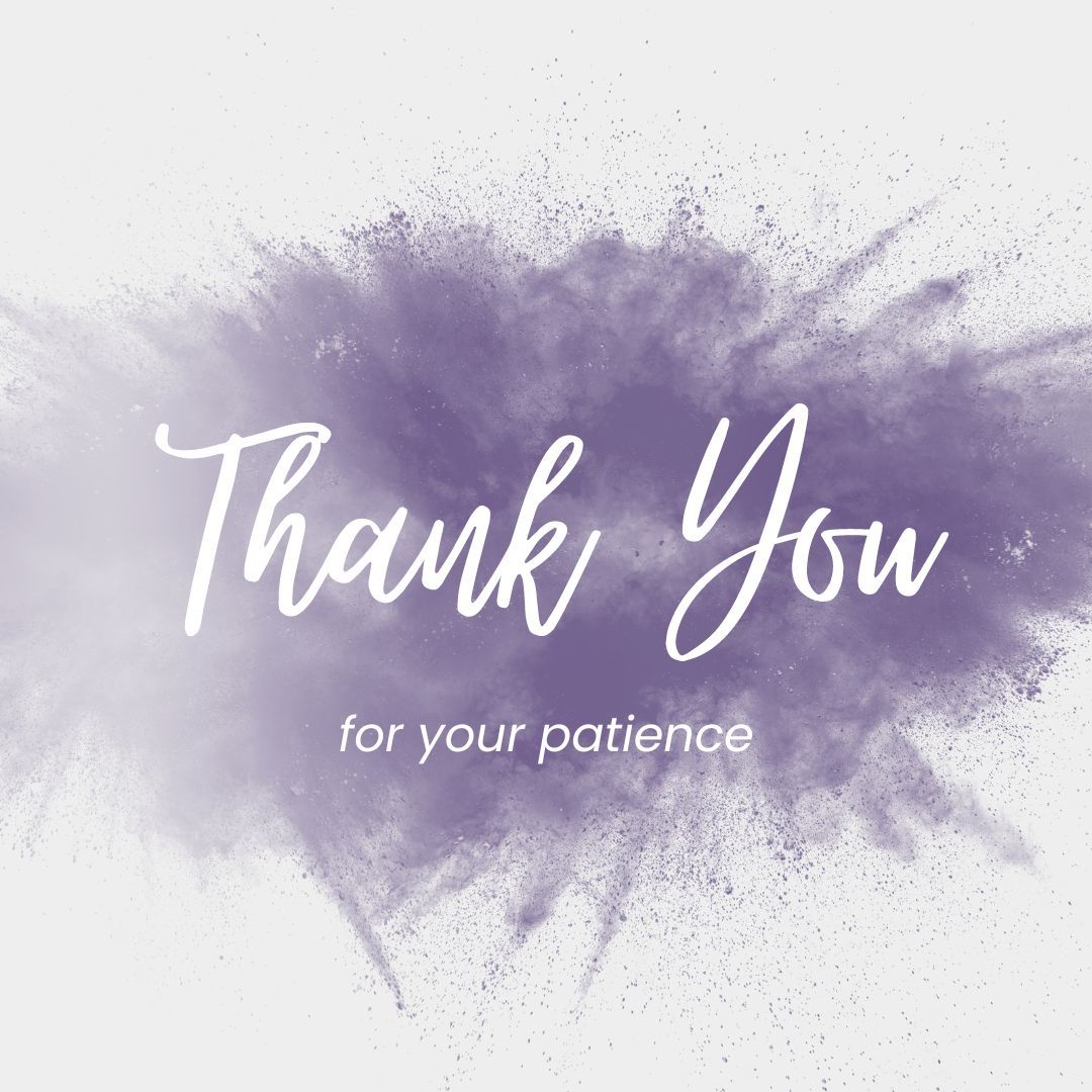 Due to unforeseen circumstances, we're currently experiencing lower staffing levels, which may impact our response times to emails and messages.

We apologise for any inconvenience this may cause and appreciate your understanding. 

Thank you as always for your continued support.