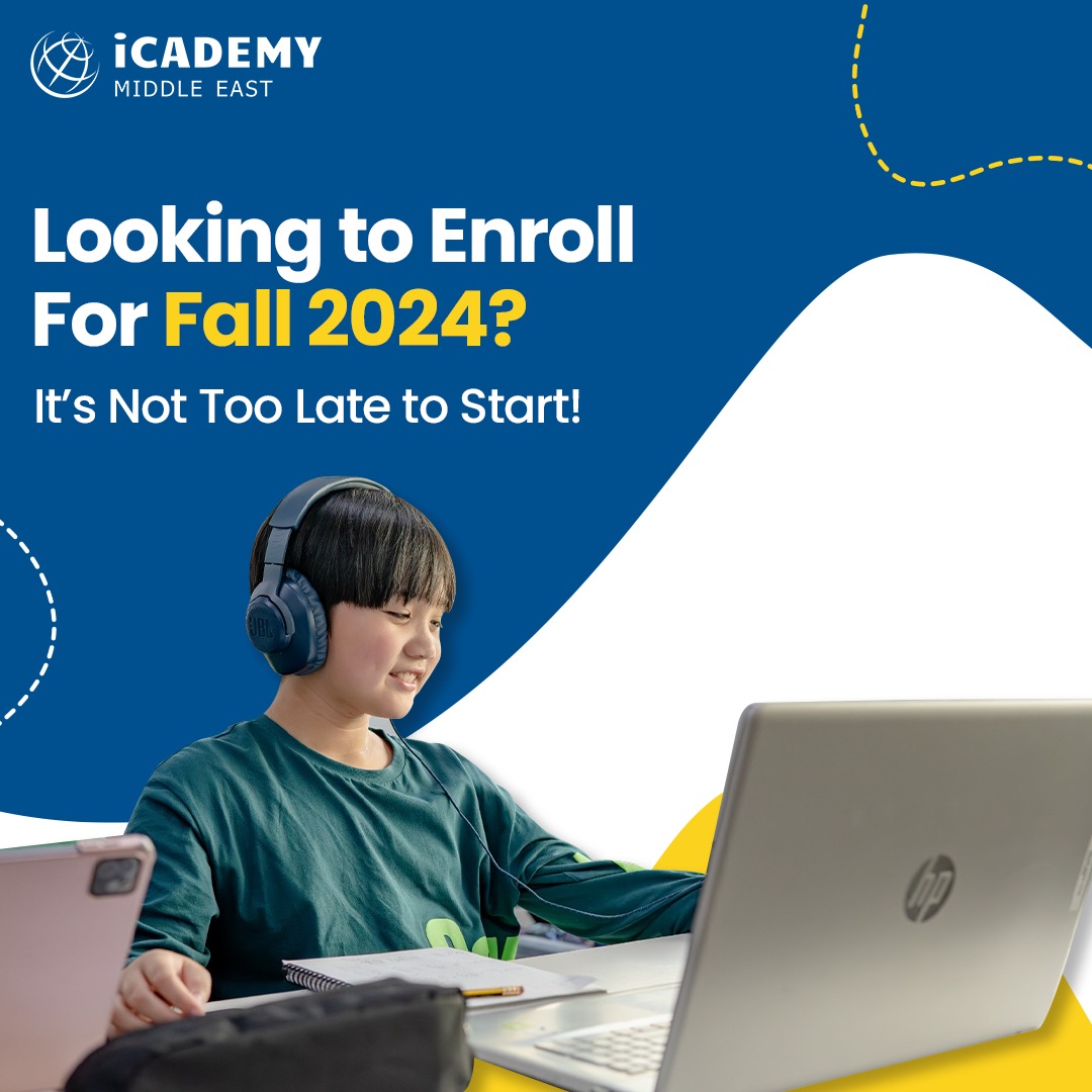 Whether you have recently relocated or missed the fall enrollment deadline, iCademy Middle East is here to ensure your child’s education stays on track! 

Next start dates: October 16th and November 6th.

#AmericanOnlineSchool #Homeschool #DubaiSchool #GulfSchools #UAEschool