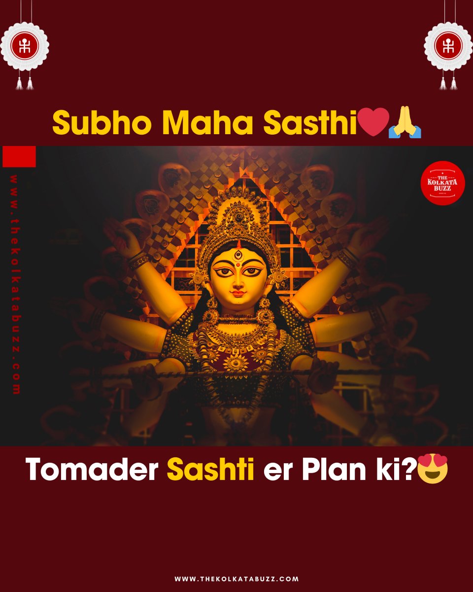 The Kolkata Buzz (@thekolkatabuzz) on Twitter photo Subho Sashti sobai ke❤️
.
.
Keep following <a href="/thekolkatabuzz/">The Kolkata Buzz</a> for more 🌺
.
.
.
#durgapuja #thekolkatabuzz #kolkatabuzz #kolkata #trending #festival #fyp Subho Sashti sobai ke❤️
.
.
Keep following <a href="/thekolkatabuzz/">The Kolkata Buzz</a> for more 🌺
.
.
.
#durgapuja #thekolkatabuzz #kolkatabuzz #kolkata #trending #festival #fyp