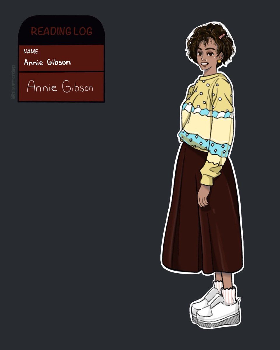 hisummerdays's tweet photo. Annie Gibson. #evillibrarian 
+ Cyn’s totally sweet best friend, so I tried making her look just as sweet as described. 🥺
#characterart #booktwt #illustration #art https://t.co/ducPqawRZB