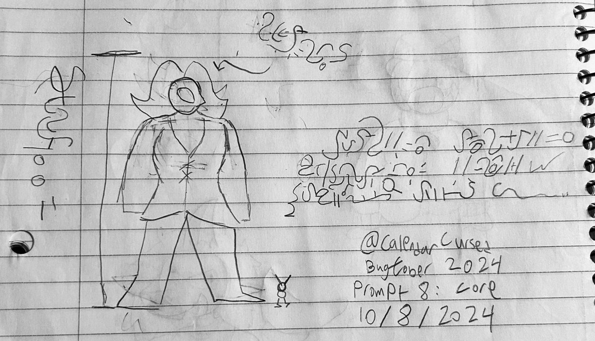 For years, many have wondered what exactly the giants looked like.

This is an estimation created by a Clearshade Historian, using a combination of the depictions in "The Epic of Sorsnam" and a description from one of the few still-surviving elders.

#ArtistOnTwitter #Bugtober