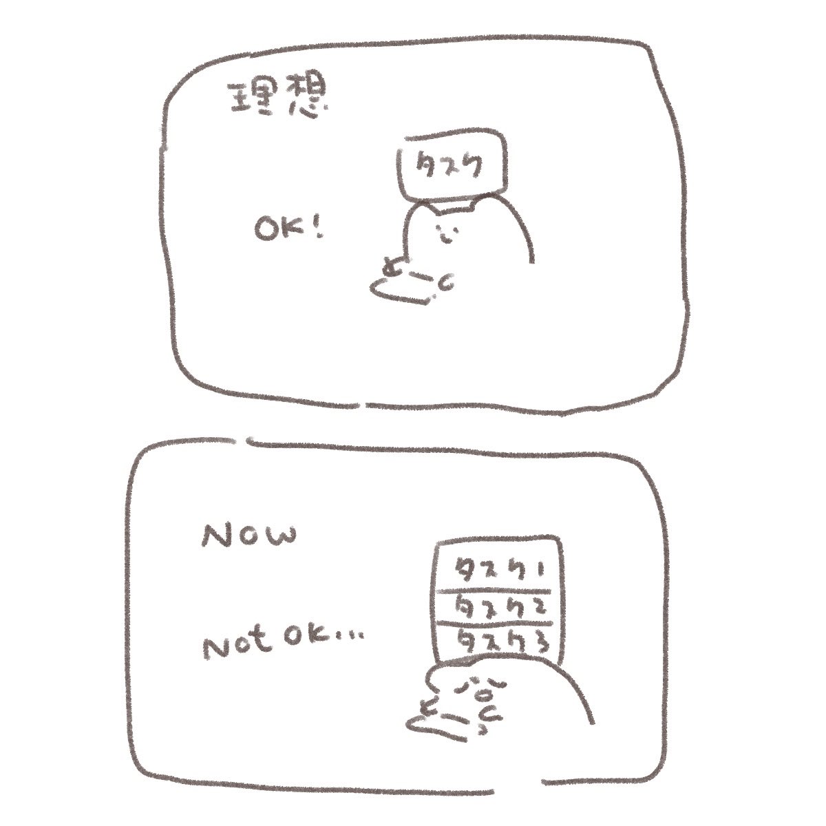 やること多すぎてぺちゃんこになりそうですたすけて 
