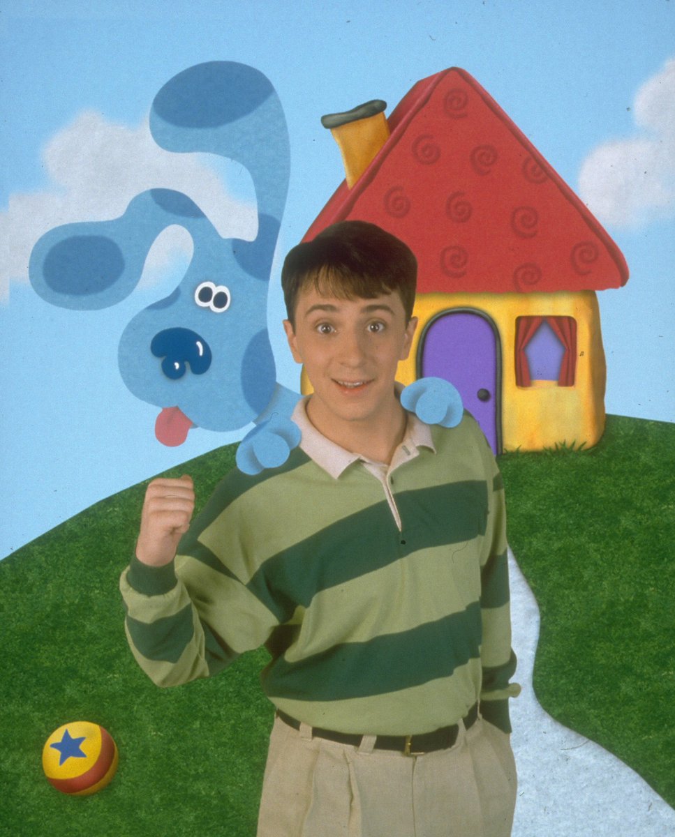 ToonHive's tweet image. Happy birthday to the talented Steve Burns, the original host of ‘Blue’s Clues.’