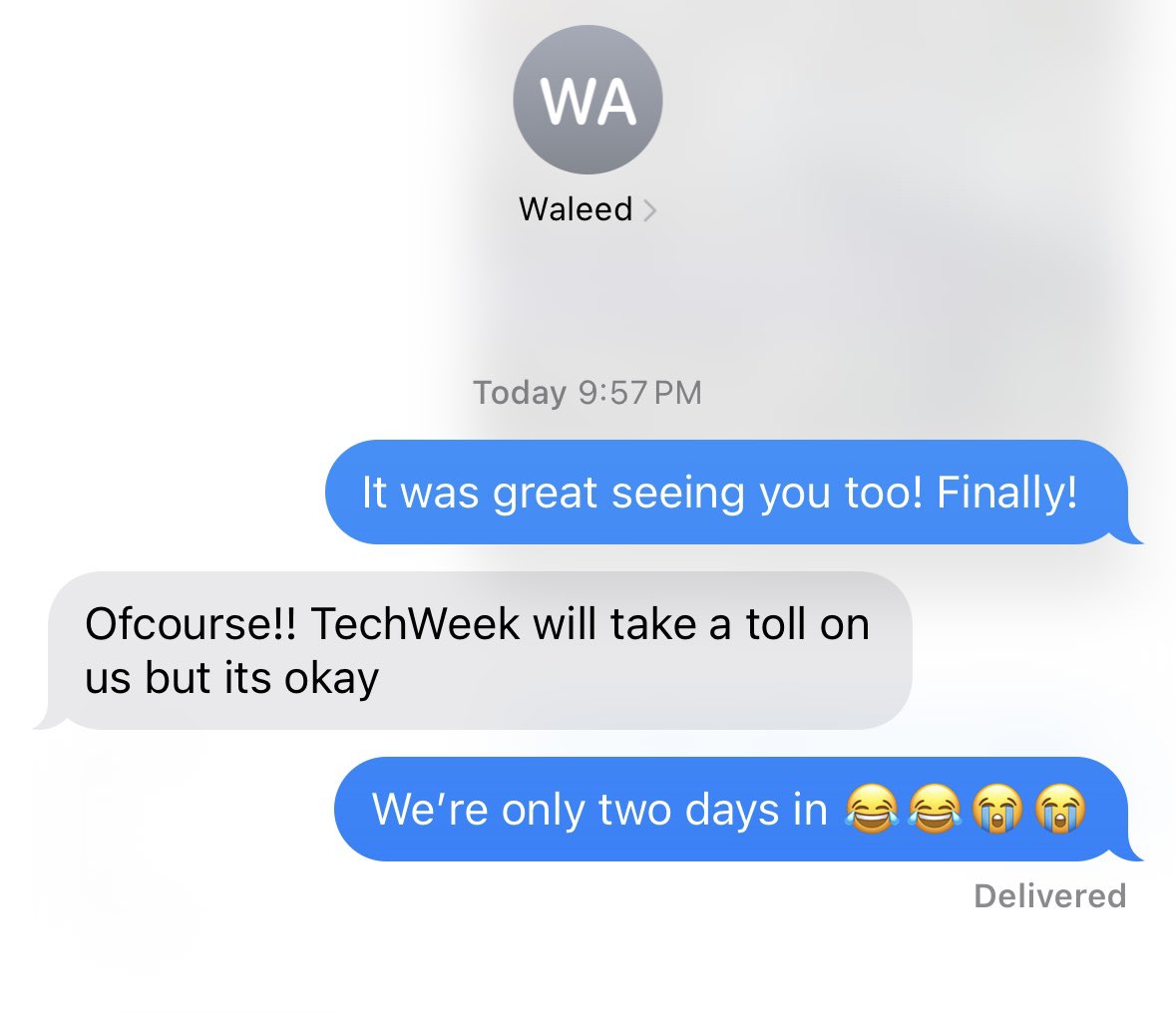 kls_vc's tweet photo. Anyone else already completely burnt? Just us? 
#SFTechWeek @WaleedArshaddd https://t.co/XZ4pPqsvHb