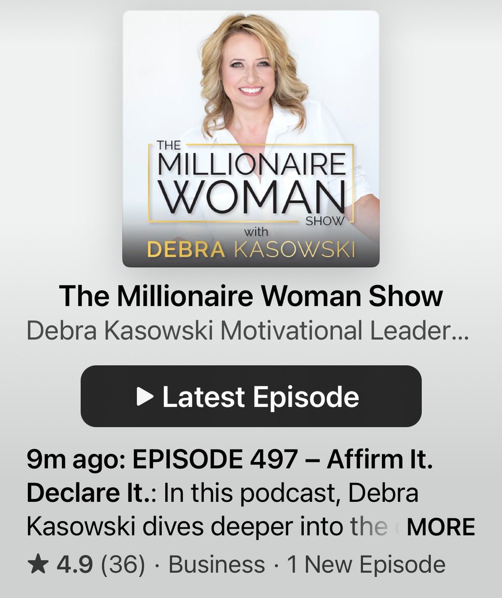 Check out this weeks episode of The Millionaire Woman Show #podcast podcasts.apple.com/ca/podcast/the…