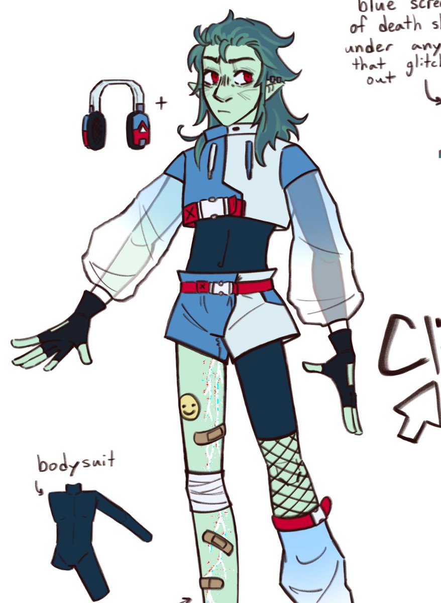 absentlyhere6's tweet image. My ocs deserve better (old v new)