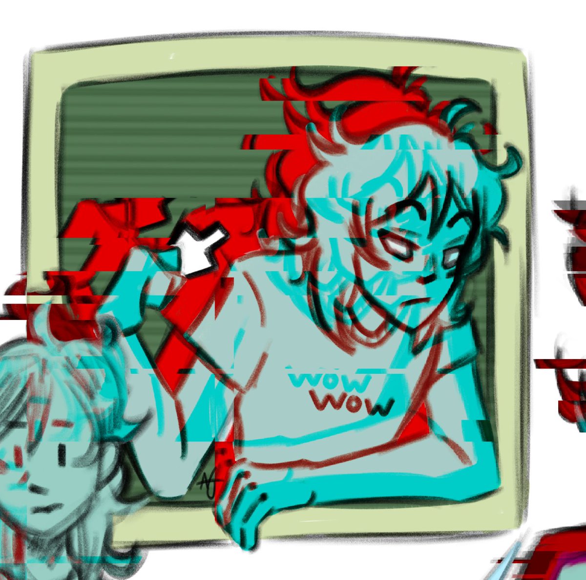 absentlyhere6's tweet image. My ocs deserve better (old v new)