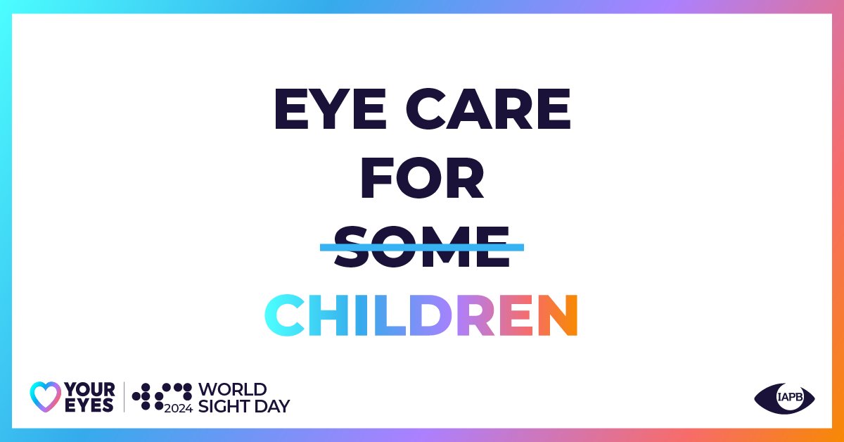 #WorldSightDay is tomorrow! 👓👁️iapb.world/world_sight_day
RANZCO &amp; #ANZEF strongly support this years’ focus of #LoveYourEyesKids &amp; is committed to ensuring children in Australia, New Zealand &amp; countries in the South Pacific have access to high-quality eye health care #LoveYourEyes