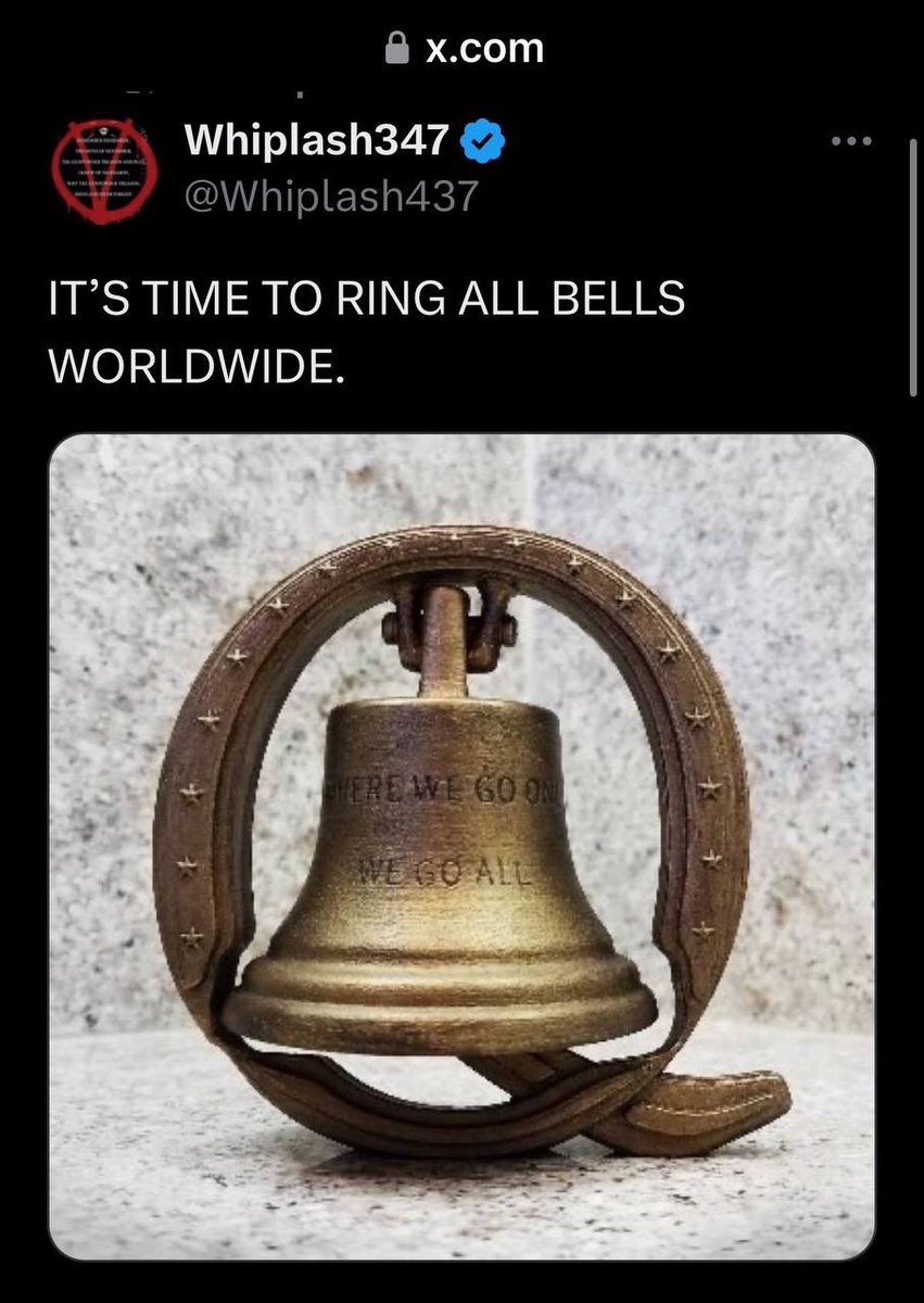 It’s time to ring all bells worldwide.