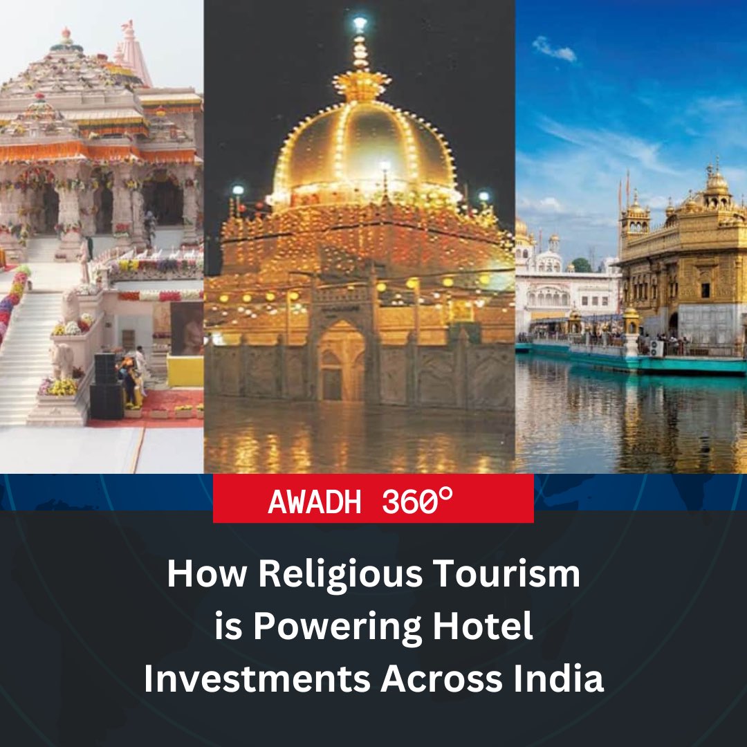 Awadh360's tweet photo. We explore why religious tourism in #India offers a strong investment opportunity for hotels and how they can cater to this specific segment of travelers
Check out:- https://t.co/Wuh5CbnI8g
#awadh360 #religioustourism #IncredibleIndia #tourism https://t.co/wEyfSiQ1Qn
