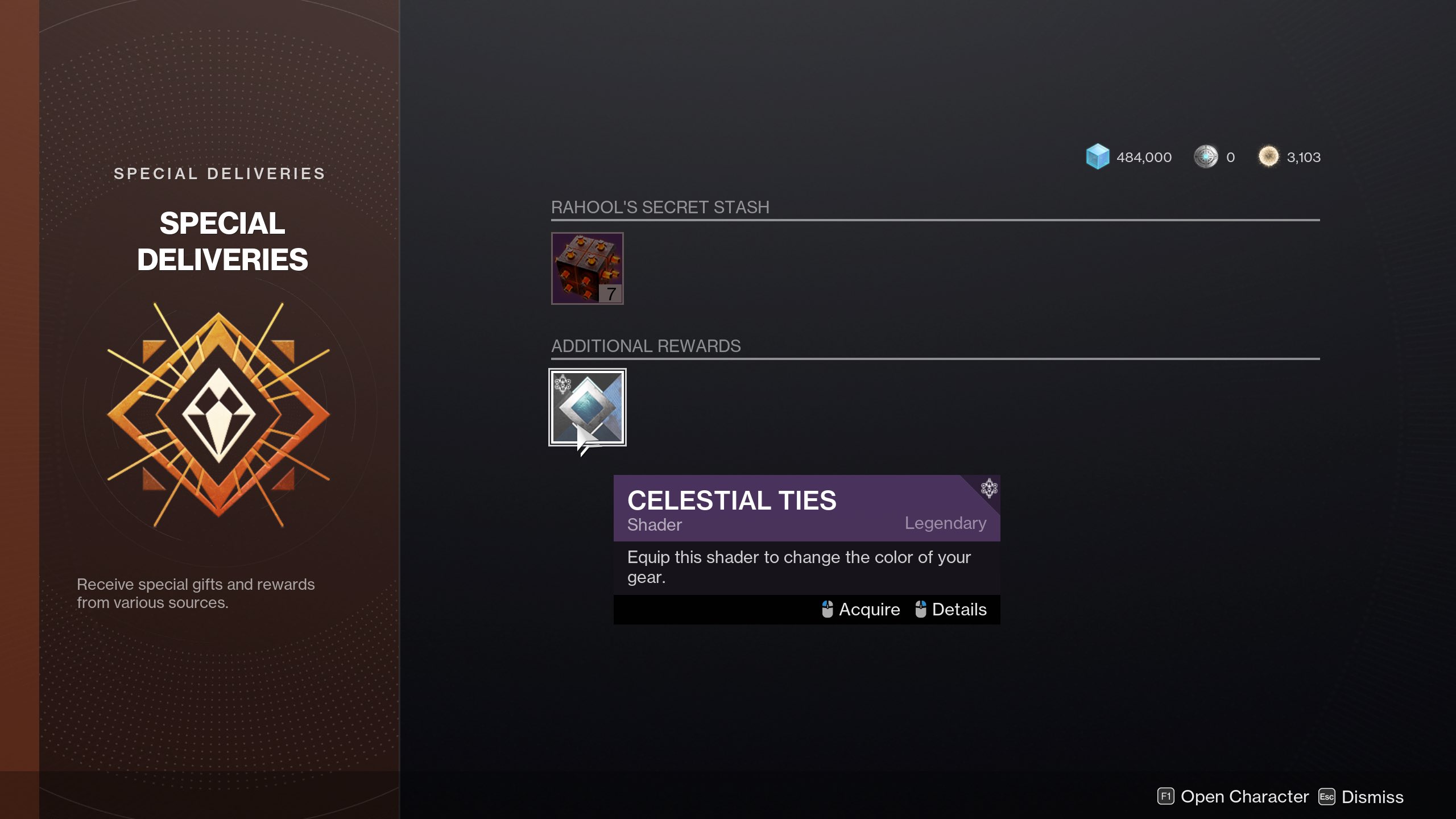 Kyber on X: “Destiny 2 Discord Quest — The Celestial Ties shader 