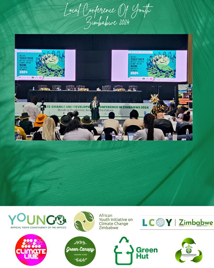 Last week our organization was part of <a href="/lcoyzim22/">LCOY ZIMBABWE</a>  in Harare which took place together with the  2nd climate change conference. The youths and children managed to produce a position paper indicating their expectations for #COP29