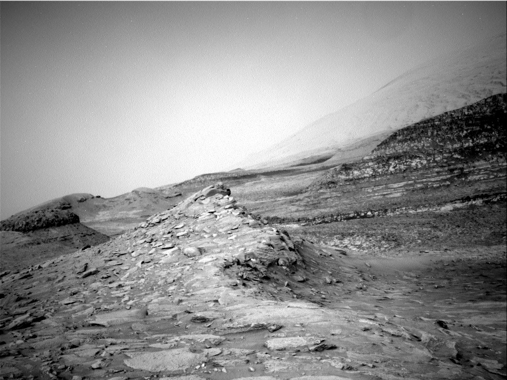 MarsMissionImgs's tweet photo. #CuriosityRover image taken on #Sol3648 at 5:18:26.805 PM with #Navcam #Mars #NASA #Space https://t.co/sZ3vMJpi9U