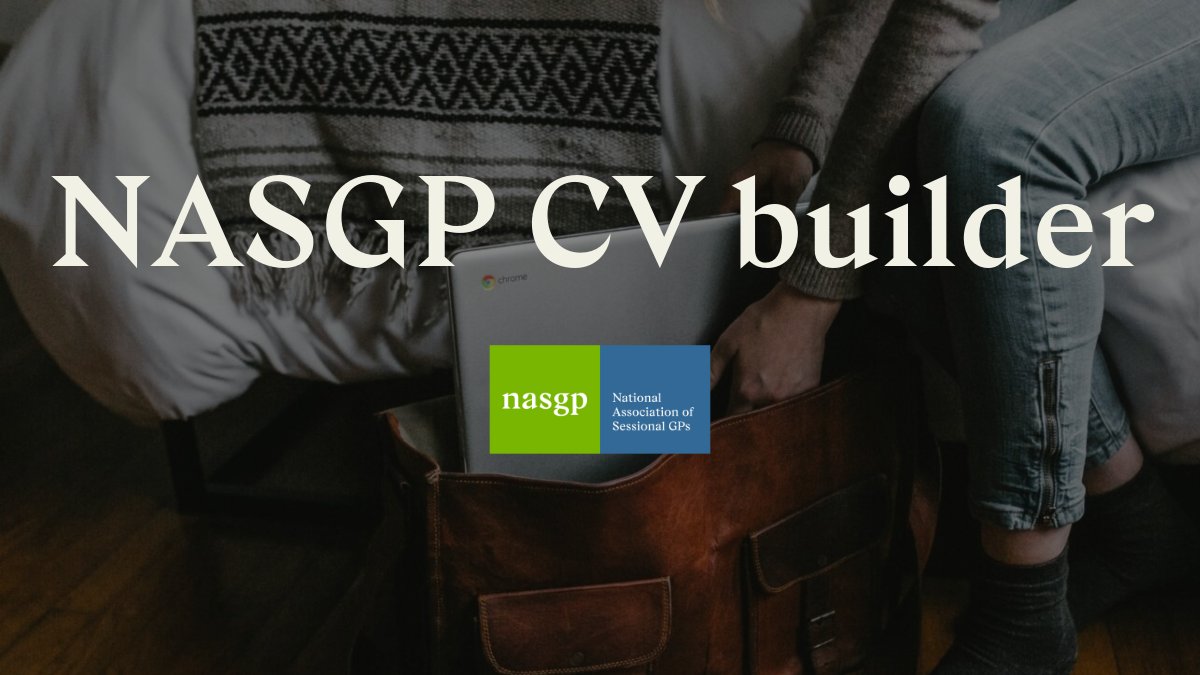 Get a fresh new CV in minutes: nasgp.org.uk/resource/gp-lo…

#TeamGP #SessionalGPs #LocumDeck