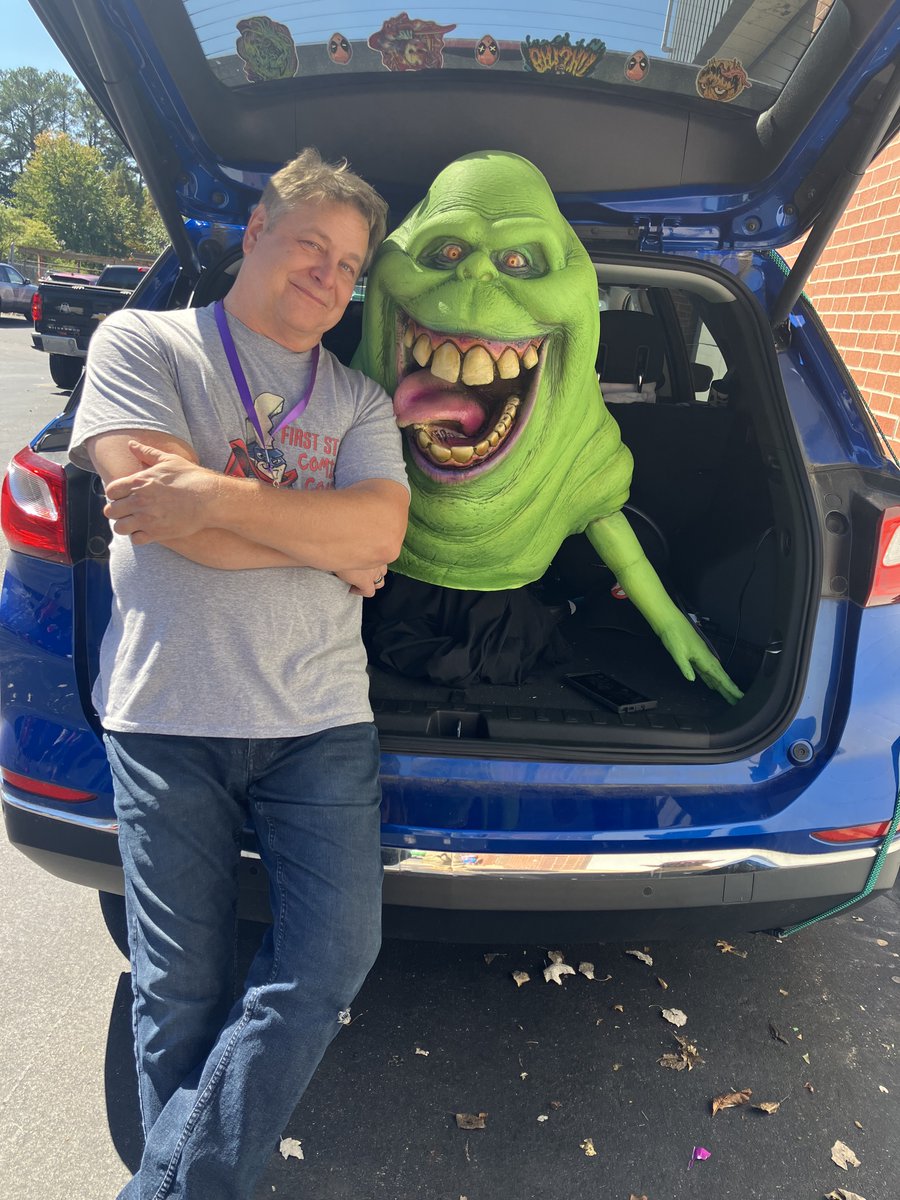 firststatecomic's tweet image. We appreciate everyone who brought color and character to the event! Thank you to:
@OceanCityComic for the Cosplay Contest prizes!
@catsming for hosting Contest!
Diamond State Ghostbusters for bringing the team and IncorrEcto-1 and Slimer!
YOU! Contest pics coming soon!