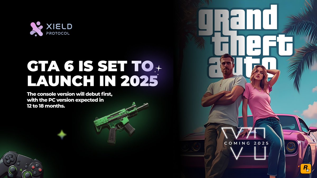 GTA 6 is finally dropping in 2025! If you own a gaming console, woah! you are in for being the first players of the game.🚀🎮

#GTAVI #GTA6Meme #RockstarGames #XieldArmy