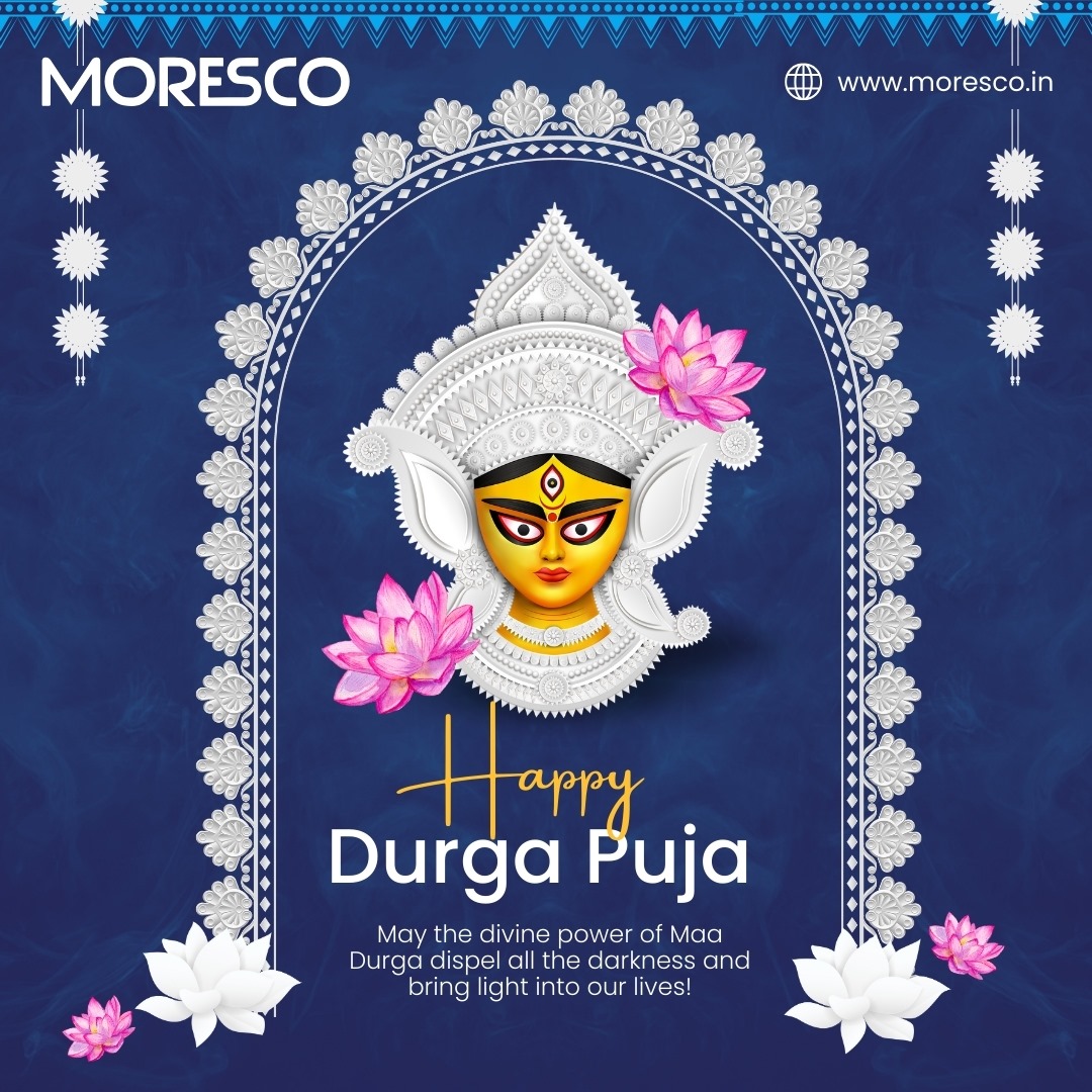 MorescoServices's tweet photo. #SubhoSaradiya! As we celebrate this joyous season, may the spirit of Durga Puja bring you peace, prosperity, and happiness. Let the vibrant colors and festive fervor fill your heart with love and warmth. https://t.co/ReVDDWfoAE
