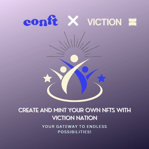 TylerDylan's tweet photo. Big News🎉

coNFT has partnered with @BuildOnViction to bring NFT minting to @ConftApp 

Now you can mint your own NFTs with the "Viction Nation" collection and even create your own. 

Plus, every NFT you mint unlocks a Mystery Box! 🎁 

Start minting today!👀

#NFT #Viction https://t.co/Pe2GdxzPyt