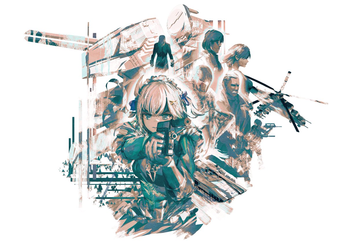 十六夜咲夜 「MGS1-3#Fantography 」|advarcherのイラスト