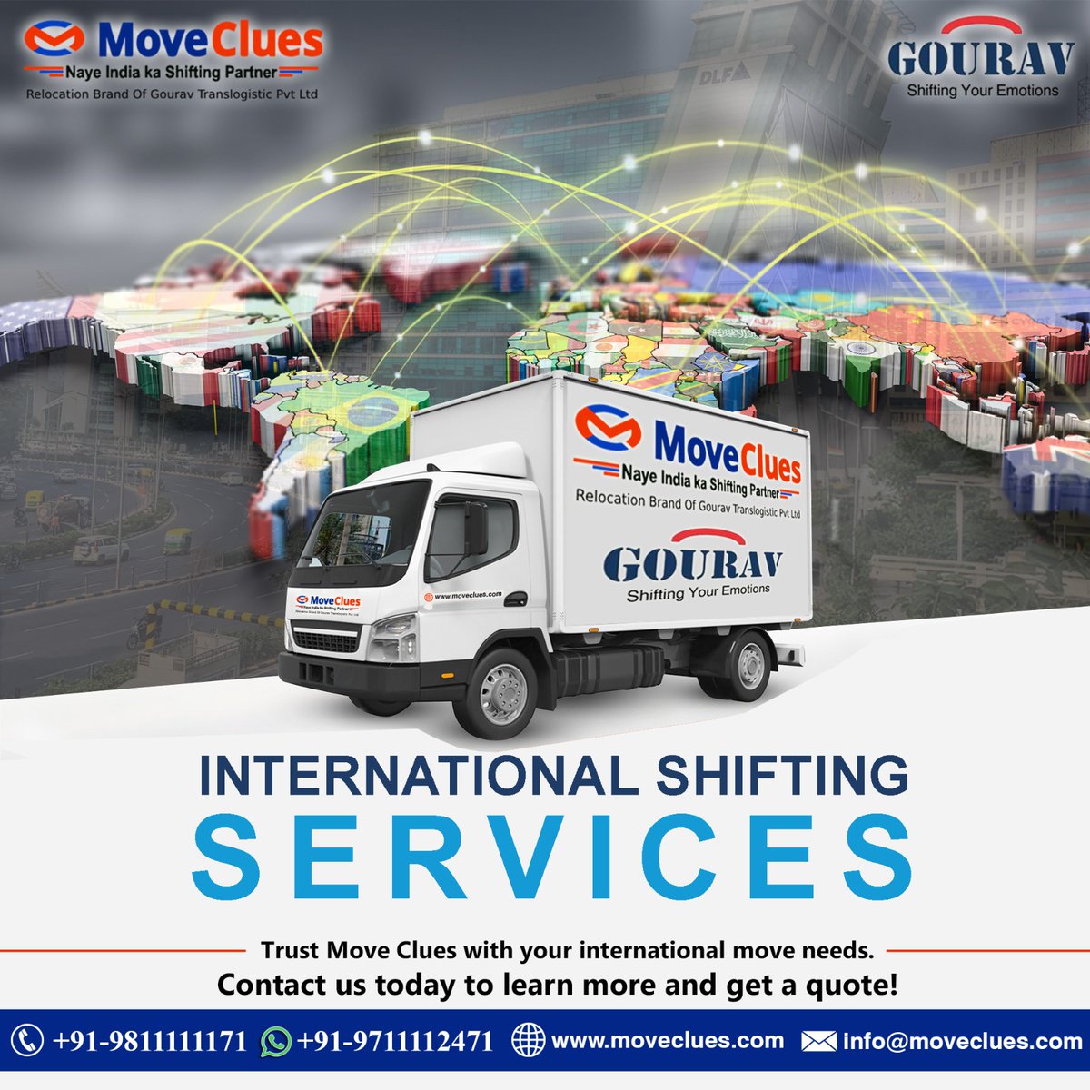 Moveclues4's tweet image. INTERNATIONAL SHIFTING SERVICES

Call Us Now
Call Us: +91-9711112471
Our Mail:  info@moveclues.com
Our Website: moveclues.com
#Moveclues #InternationalMovingServices, #RelocationCompanies, #GlobalLogistics