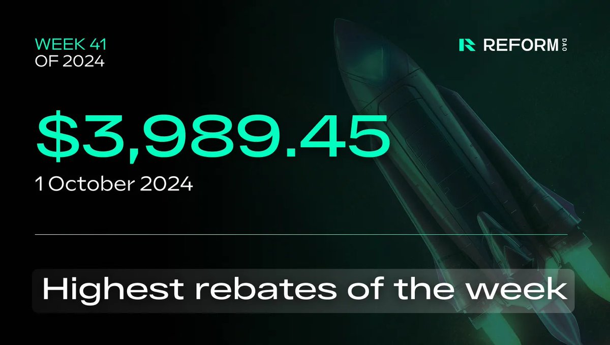 WiseCrypto_'s tweet photo. 📢 @ReformDAO - Partnership Announcement 🔥
🤝 #ReformDAO officially announced partner with @NuklaiData
💥 @ReformDAO - The new initiative introduces daily rebates, highlighting the best-performing day from the previous week.
🔥 Last Monday stood out with a total of $3,989.45 in rebates. This impressive figure translates to significant annual, monthly, hourly, and per-minute earnings, showcasing the potential impact of these rebates.
📝 Specifically, it amounts to approximately,
$1.46 million annually
$121.4K monthly
$166.23 hourly
$2.77 every minute.
⚡️ This approach emphasizes the value of daily performance tracking and its financial benefits.
#ReformDAO #RFRM #DeFi #AI #DeFi #CryptoNews $RFRM