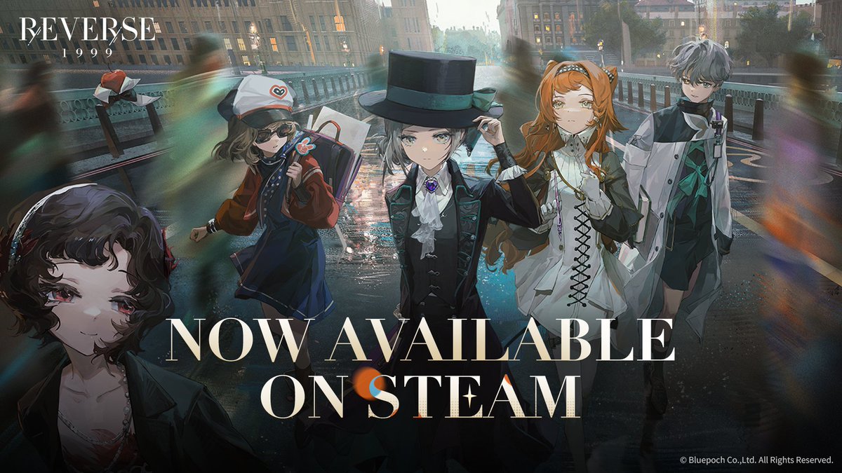 Reverse1999_GL's tweet photo. Reverse: 1999 is now officially on Steam!

The Steam version of Reverse: 1999 is now available from today, October 9th!

▼Download the Steam Version Here
https://t.co/BxNUhlcffE

#Reverse1999 https://t.co/IoFNi4ZJ72