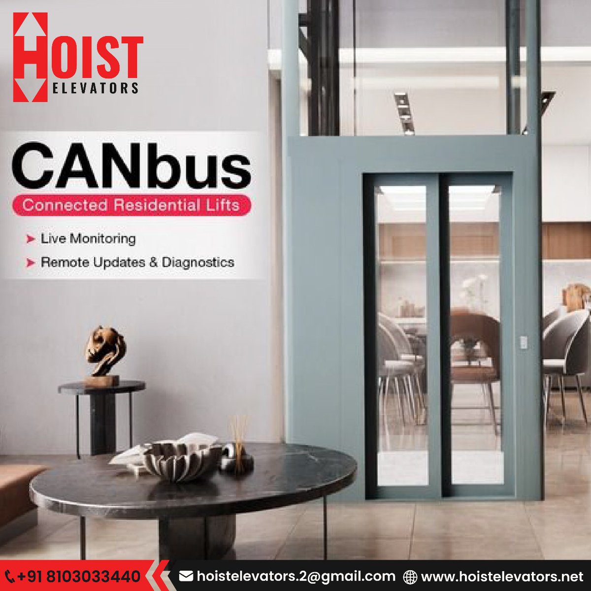 Hoistelevators2's tweet image. 🏢 Stay Connected with CANbus-Enabled Residential Lifts 🏢
Our lifts now offer live monitoring and remote diagnostics, keeping your home always connected. Talk to us today!
📞 +91 8103033440
🌐 hoistelevators.net
#SmartLifts #CANbusTech #HoistElevators #Innovation