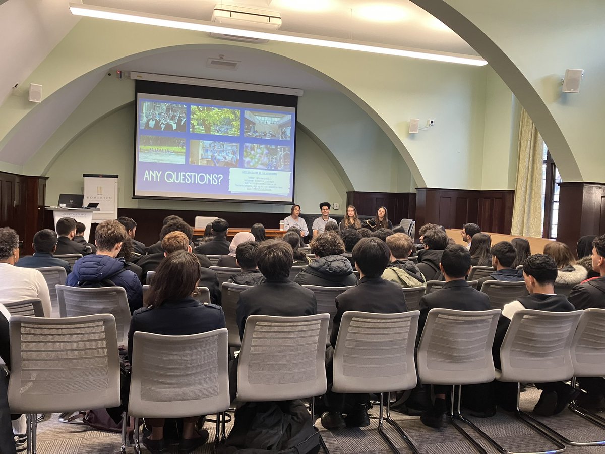 Homerton Outreach and Admissions tweet media