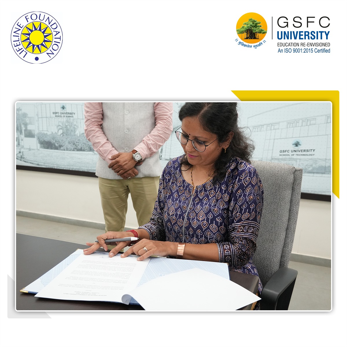 GSFCUniversity's tweet photo. GSFC University partners with Lifeline Foundation to provide training in first aid, trauma care, and CPR, empowering students and staff with essential life-saving skills.
#GSFCUniversity #LifelineFoundation #FirstAid #CPRTraining #SafetySkills #EmergencyPreparedness https://t.co/MR9sXV0nuC