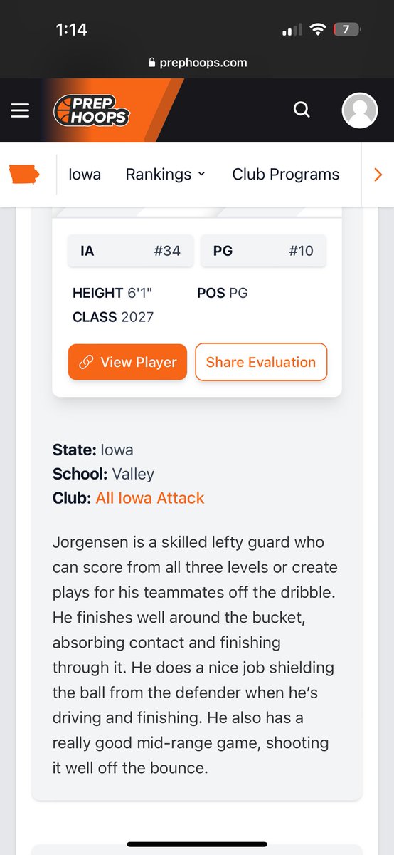 Thanks for the write up! <a href="/tonysroe/">Tony Roe</a> <a href="/PrepHoopsIA/">Prep Hoops Iowa</a>