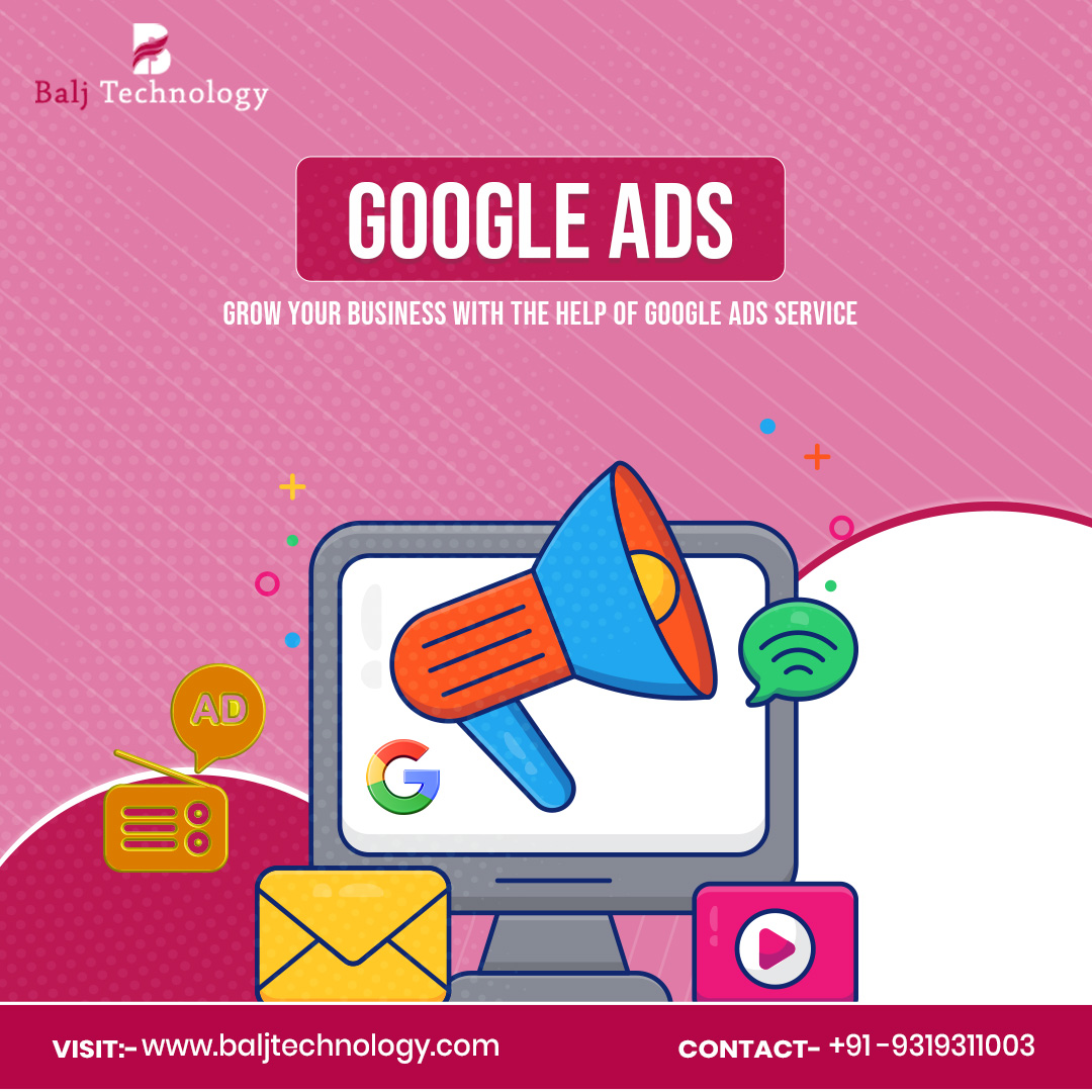 BaljTechnology's tweet photo. Don't let your budget go to waste on ineffective ads. Our Google Ads services ensure every click counts, driving targeted traffic. 🚀📈🎯
*
Visit Us 👉https://t.co/GsmChxvFQn
*
#baljtechnology #PPC #ppcmarketing #ppcadvertising #GoogleAdsense #CTR #googleadswords #GoogleAds https://t.co/FsNUysK7Kn
