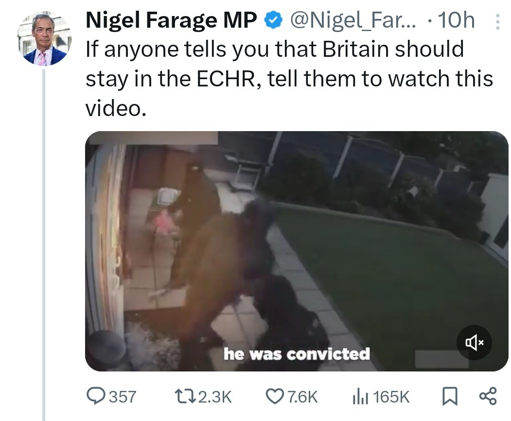 IT'S VERY SIMPLE.

Just as:

Leaving the EU took away YOUR freedom of movement 

SO:

Leaving the ECHR will take away YOUR human rights 

Do not get fooled by Nigel Farage and his very dangerous narrative.