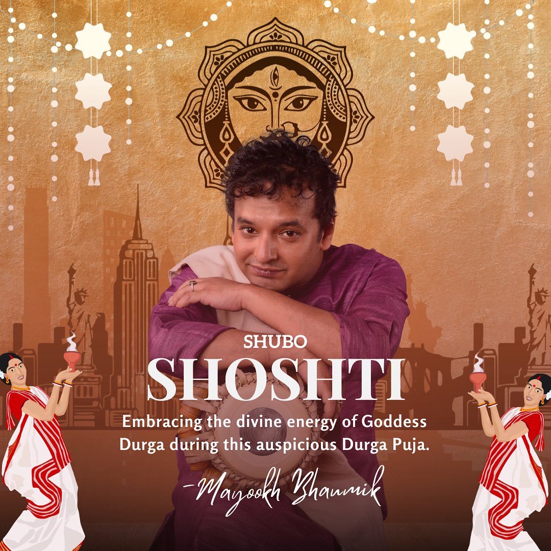 MayookhBhaumik's tweet image. Shubho Shoshti and Happy Durga Puja to everyone and may Ma bless all of us with all the health and happiness in the universe… Dugga Dugga 
.
.
.
#durgapuja #mayookh #mayookhbhaumik #shoshti #duggadugga #durgapujo #godblessus
