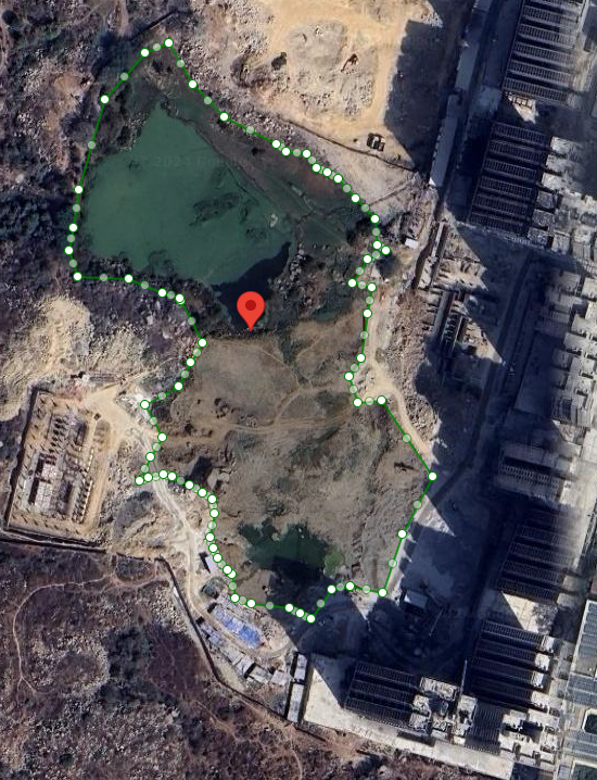 plotscanner_com's tweet image. Vasavi urban has clearly avoided the lake. Kudos to them.