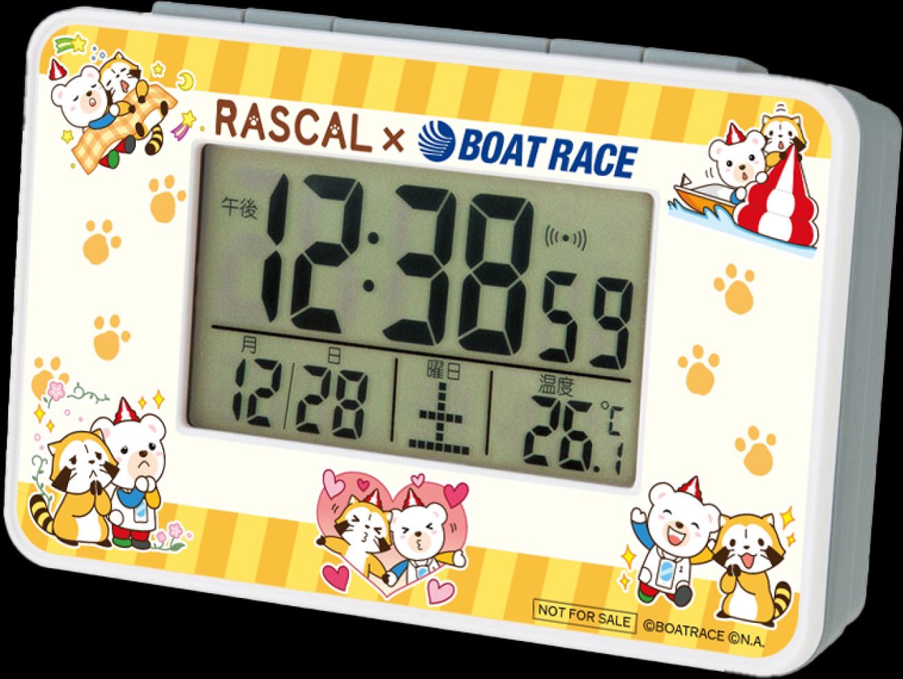 JRAクラシック三冠馬デザイン目覚まし時計 おやっ