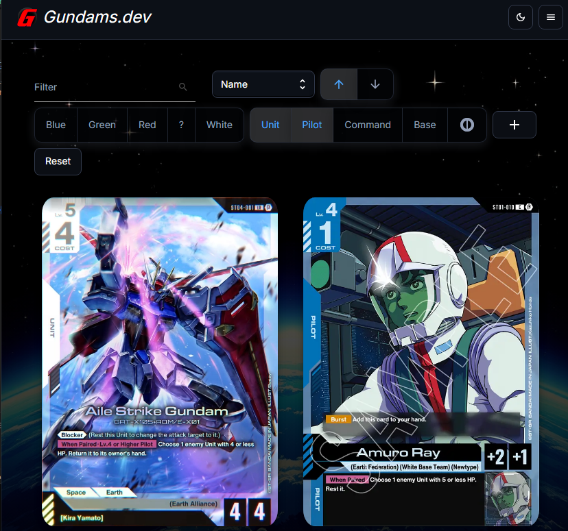OrangeswimDev's tweet photo. Hi DigiFriends! Bandai announced the Gundam Card Game, and we have our site https://t.co/VUcIzDrEJE ! 
Still working on deck building.
Excited for more cards. We will extend the same design fore future updates to https://t.co/YWPxvckFg1 and OnePiece #gundamcardgame #gundamtcg https://t.co/0roV93vsKh