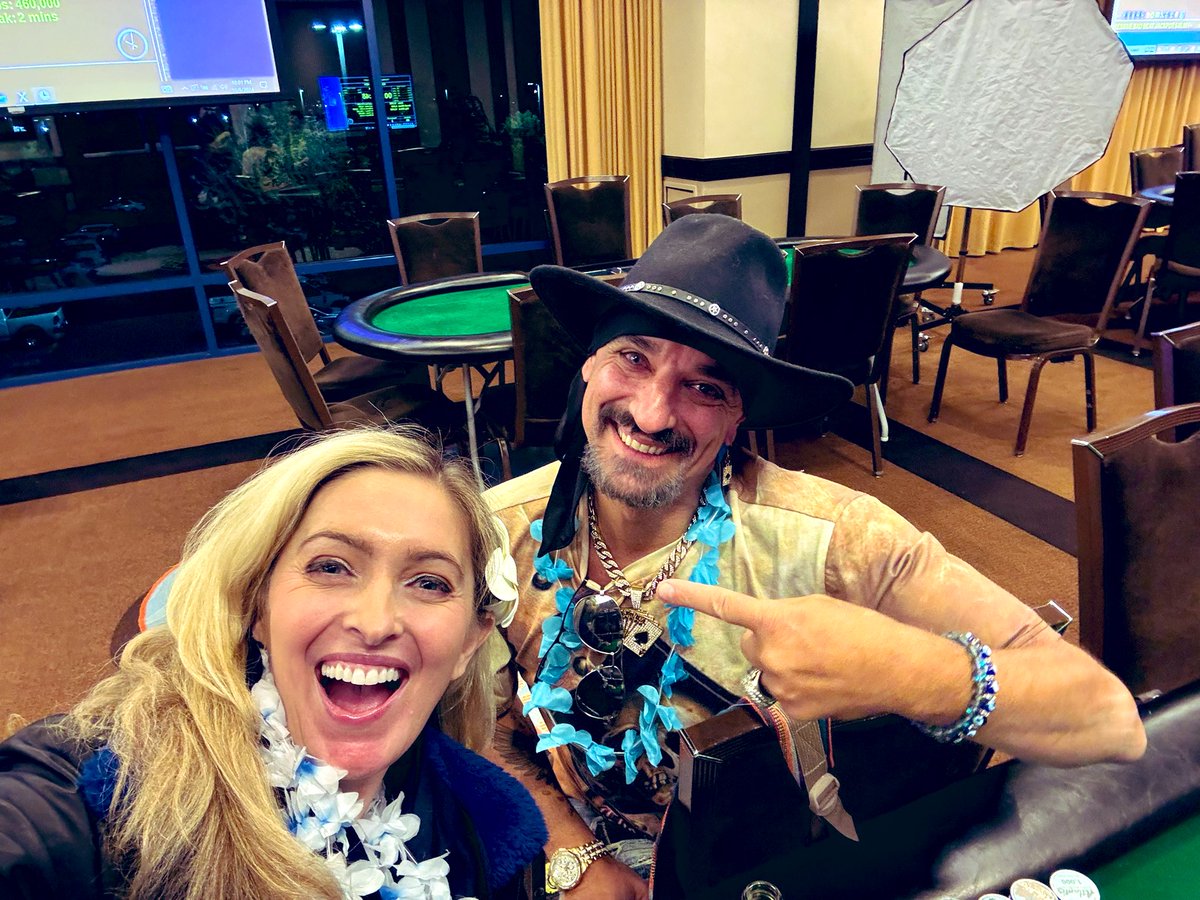 LuckyJadeJules's tweet photo. Been in @AtlantisReno @PokerAtlantis for the @RGPokerSeries for less than 24 hours - ended up HU with my new friend Joey in the opening event and although we didn’t win the 💍, I got some glorious @PokerStarsUSA NAPT Gold Pass 🎫 points, was treated to a meal 🍤 by @tkarn421 , offered a hug 🤗 from @Stapes and was awarded a kiss 💋 from @JamieKerstetter so - I ask you, who really IS the big winner tonight?! 🙋🏼‍♀️🥇🥰 #TeamRunGood