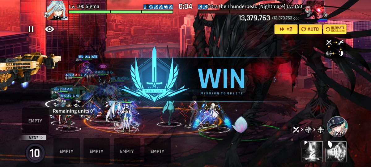 Kyze404's tweet photo. Alright Britta lvl 150 is done
It would've been easier if I had proper gears... 🙃

#CounterSideGlobal #counterside #カウサイ https://t.co/asZeE1rjbF