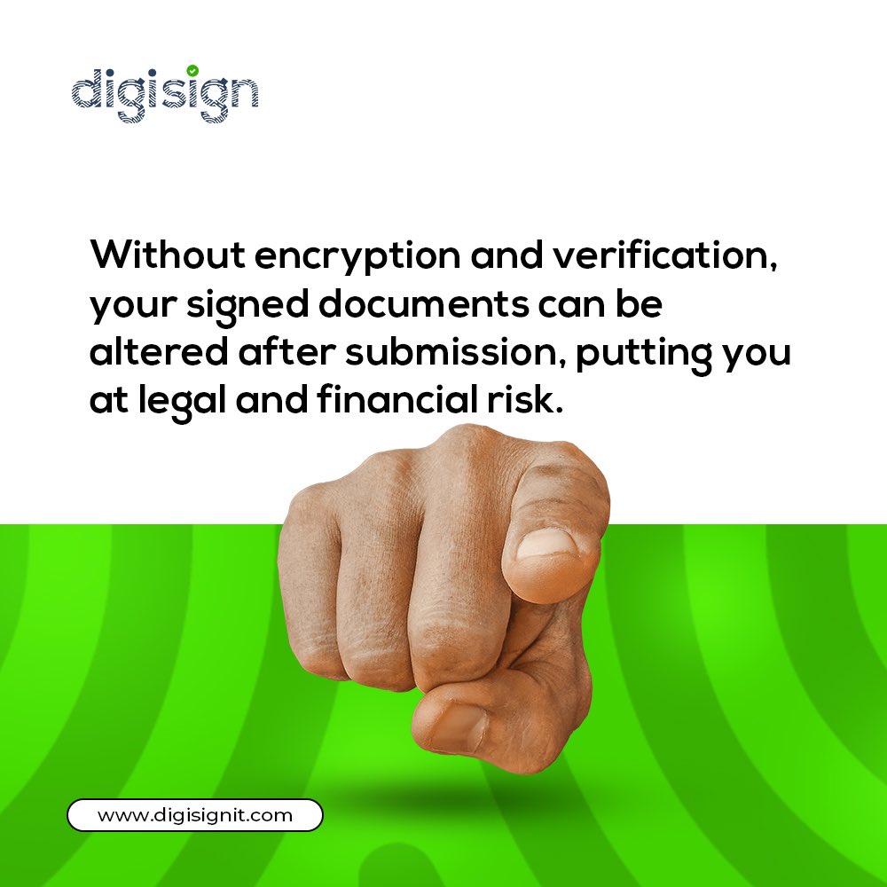 DigisignHQ's tweet image. Protect your sensitive information and ensure the integrity of your documents with secure encryption and verification methods! #Digisign #DocumentSecurity #EncryptionMatters #verifytoprotect