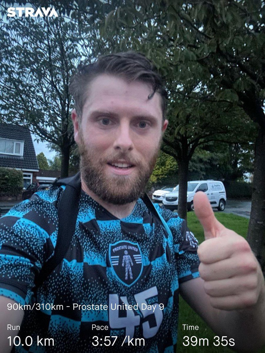 Callum Ryan-Jones (@cryan_jones) on Twitter photo Bad photo taking day but a debut for the new <a href="/prostateunited/">Prostate United</a> Shirt - tomorrow we hit the 100km mark but for everyone it’s their own personal milestone - let’s keep keep pushing and raising money!💙 <a href="/ProstateUK/">Prostate Cancer UK</a> <a href="/LaticsOfficial/">Wigan Athletic</a> Bad photo taking day but a debut for the new <a href="/prostateunited/">Prostate United</a> Shirt - tomorrow we hit the 100km mark but for everyone it’s their own personal milestone - let’s keep keep pushing and raising money!💙 <a href="/ProstateUK/">Prostate Cancer UK</a> <a href="/LaticsOfficial/">Wigan Athletic</a>