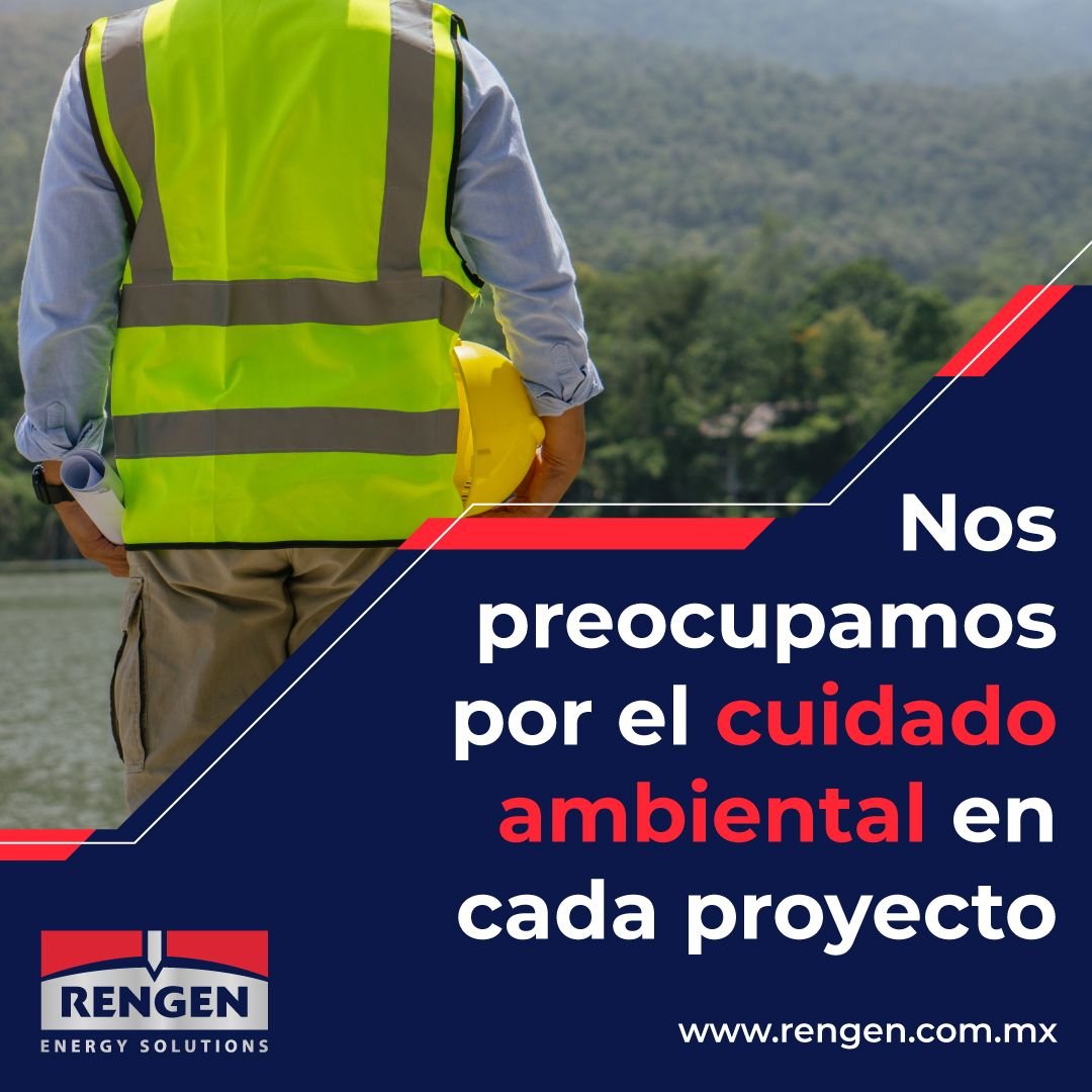 En Rengen Energy Solutions asumimos la responsabilidad ambiental desde el más alto nivel, previniendo la contaminación y minimizando el impacto ambiental en cada uno de nuestros proyectos rengen.com.mx
#sectorindustrial #sectorenergetico #energia #energiarenovable