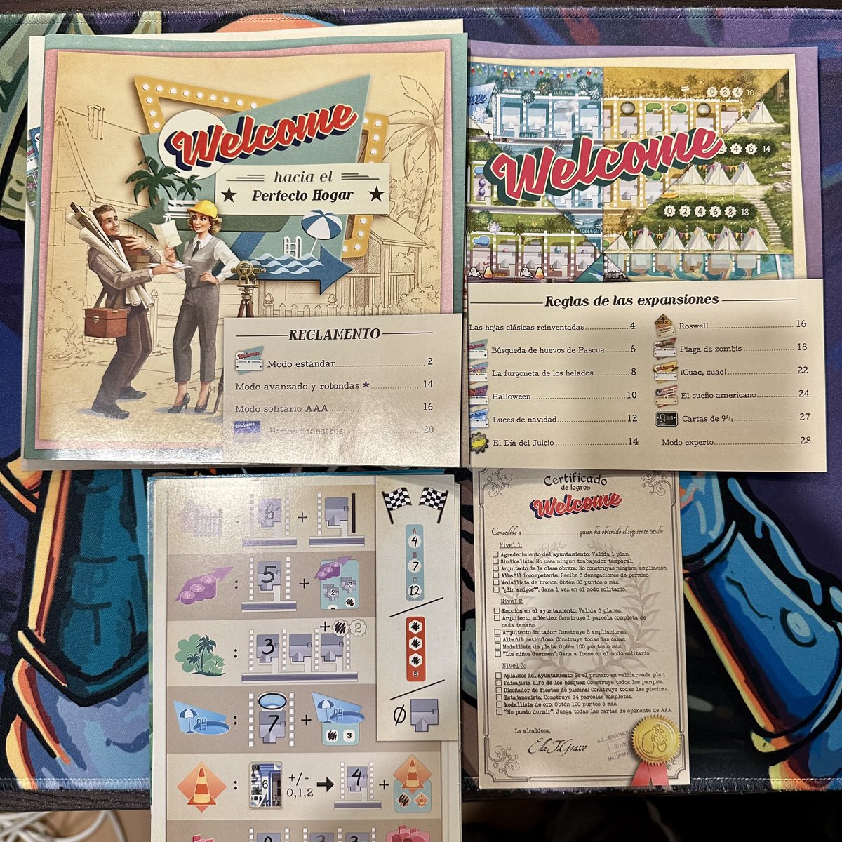giber_games's tweet photo. 🎲 Juego: Welcome hacia el Perfecto Hogar (Ed. Coleccionista)

💡 Autor: Benoit Turpin, Alexis Allard

🚚 Editorial en Español: @playsdgames

📆 Fecha lanzamiento: 2023

🖌 Artista: Anne Heidsieck

🧠 Dificultad: ⭐⭐

🧑‍🧑‍🧒‍🧒 Nº de Jugadores: 1-6 (Con App hasta 99) https://t.co/H5GvIt4ib9
