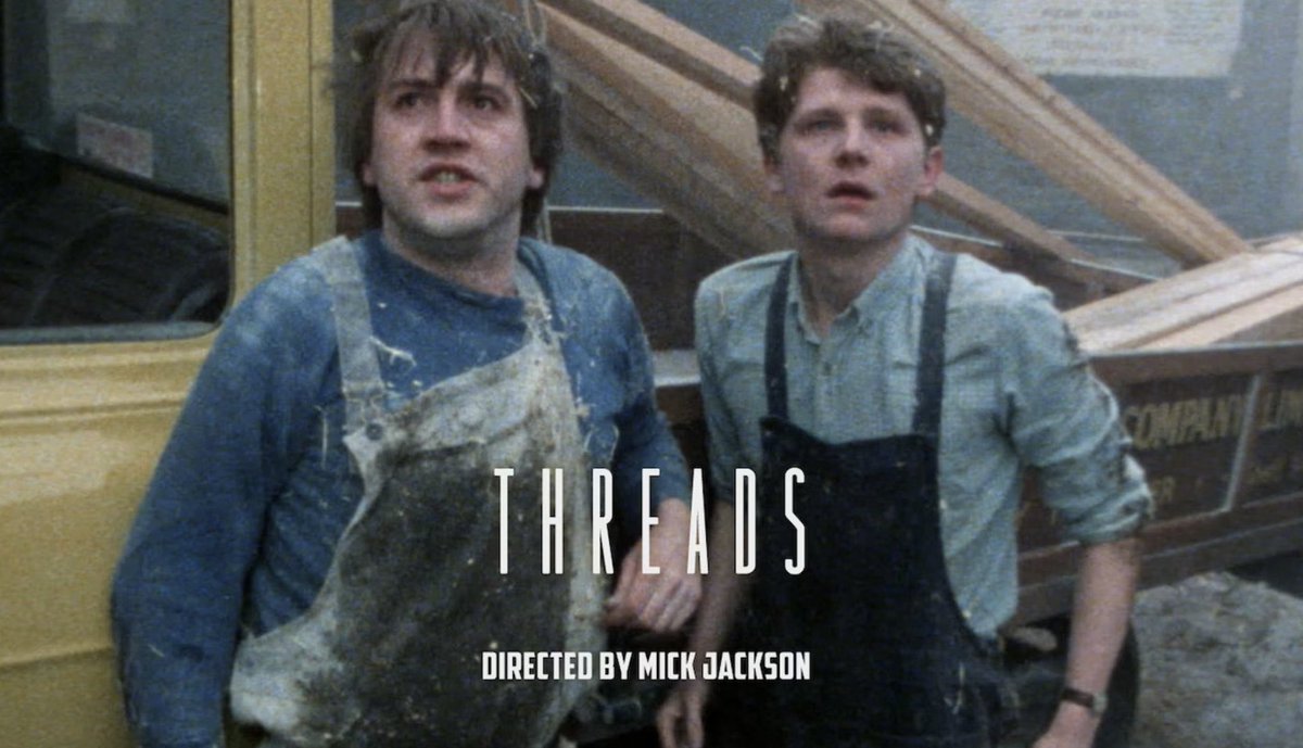 reece_dinsdale's tweet photo. Tonight on BBC FOUR 
#Threads
In Sheffield… no one can hear you scream! https://t.co/tL6VY7yPqL