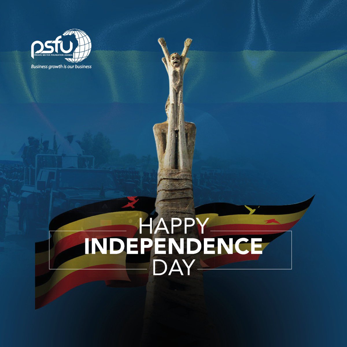 Happy Independence Day, Uganda 🇺🇬 

#UgandaAt62 
#62since62