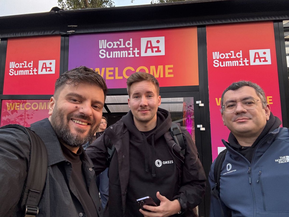 cumyprivada's tweet image. We are live and direct from world summit Ai. If you are around come say hello to @OasisProtocol team 🥷🔥
#smartprivacy
