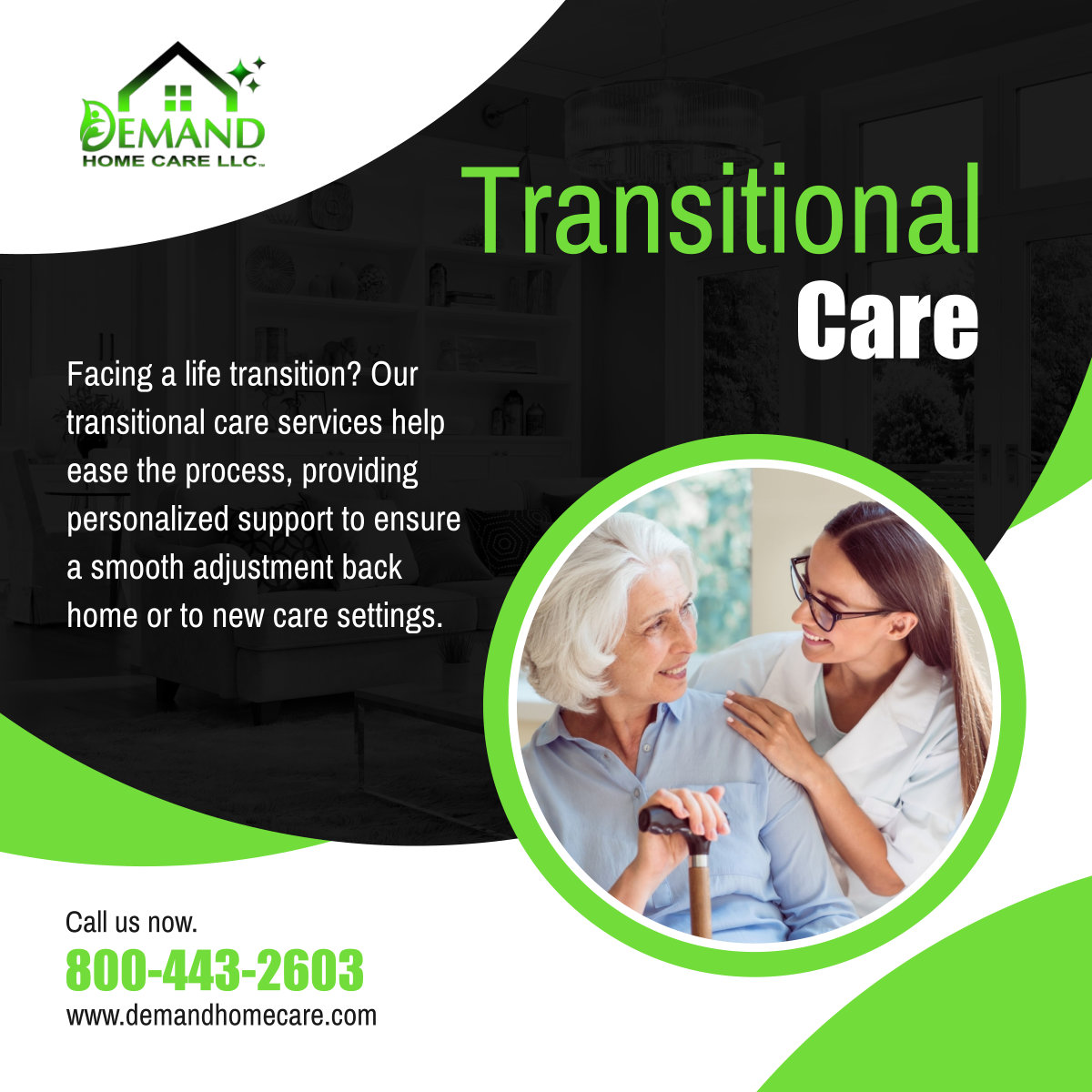 demand_care's tweet image. Transition smoothly with our dedicated care support. We provide personalized assistance to help you adjust to new care settings or back home. Call (800) 443-2603 for more info! 

#TroyMI #DemandHomeCareLLC #TransitionalCare #HomeCare