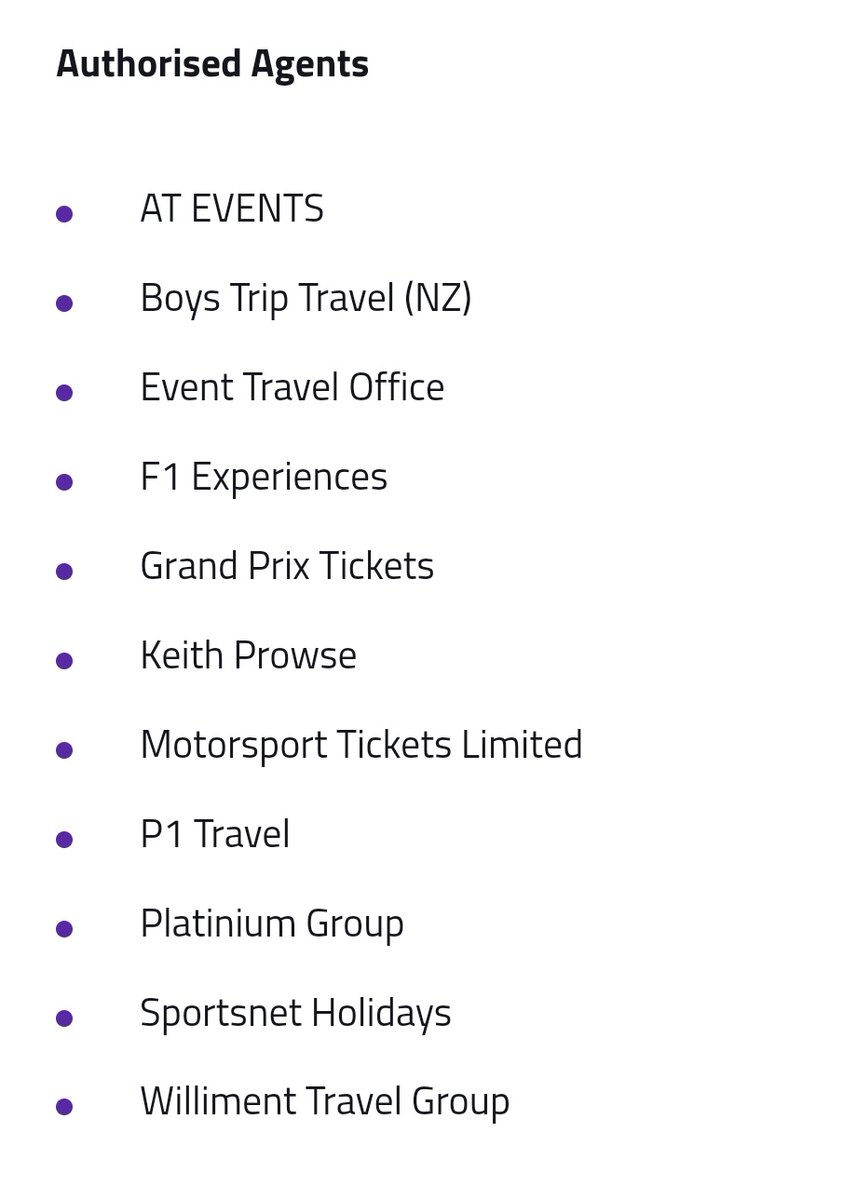 F1 Ticket Updates tweet media