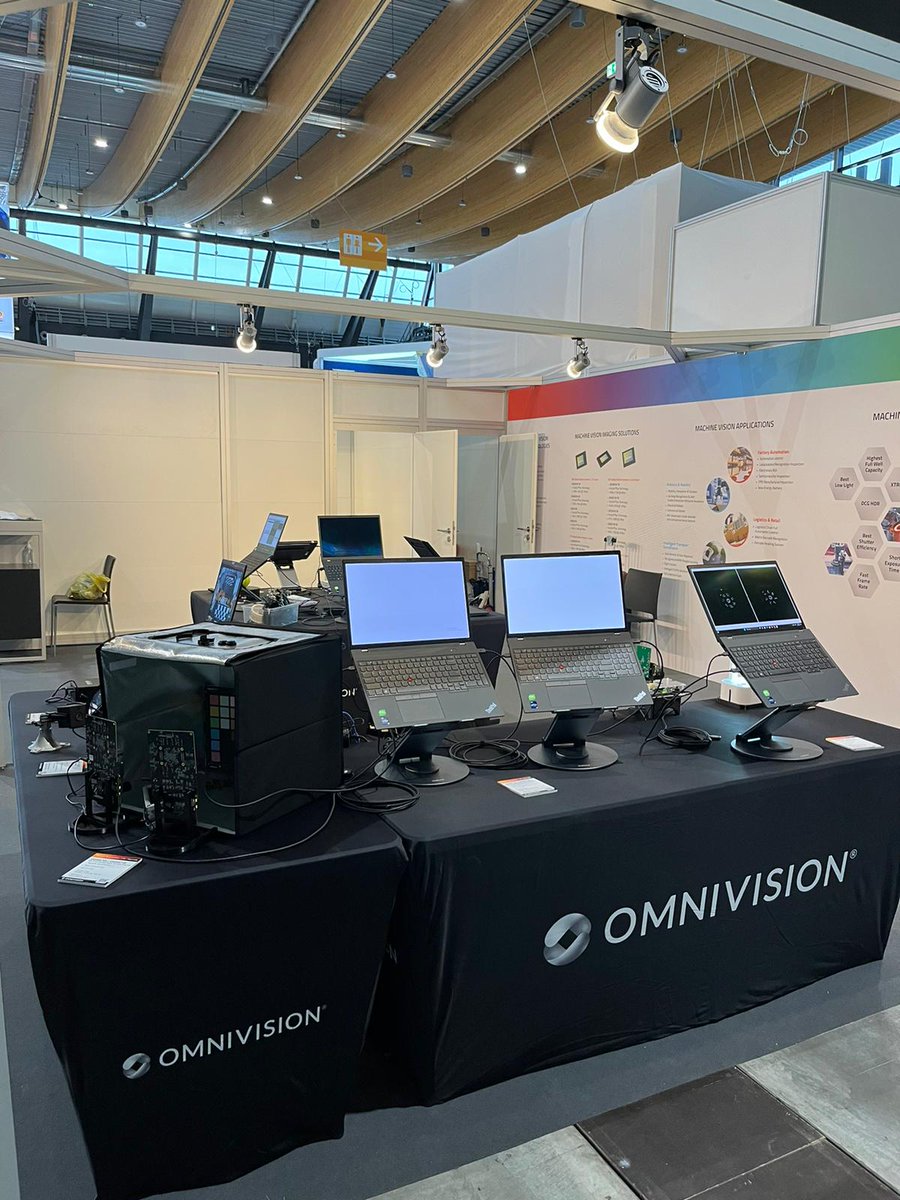 OMNIVISION_NEWS's tweet photo. Day 1 at VISION Stuttgart! Our Machine Vision team is here in Germany to demonstrate our latest innovations and technologies in the field of automation. Check Booth #10G82 for more!
#VISION #InfiniteIngenuity #VisisionStuttgart #Automation #MachineVision https://t.co/Zebrme6lPw